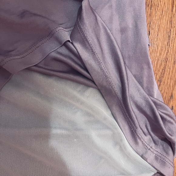 Vintage Y2K 2000s Draped Dusty Mauve Sleeveless Top - Picture 5 of 5